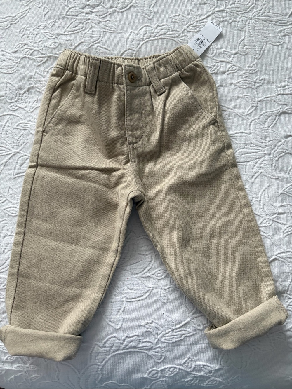Kids old navy 2t new Beige Elastic-Waist Chino Pants